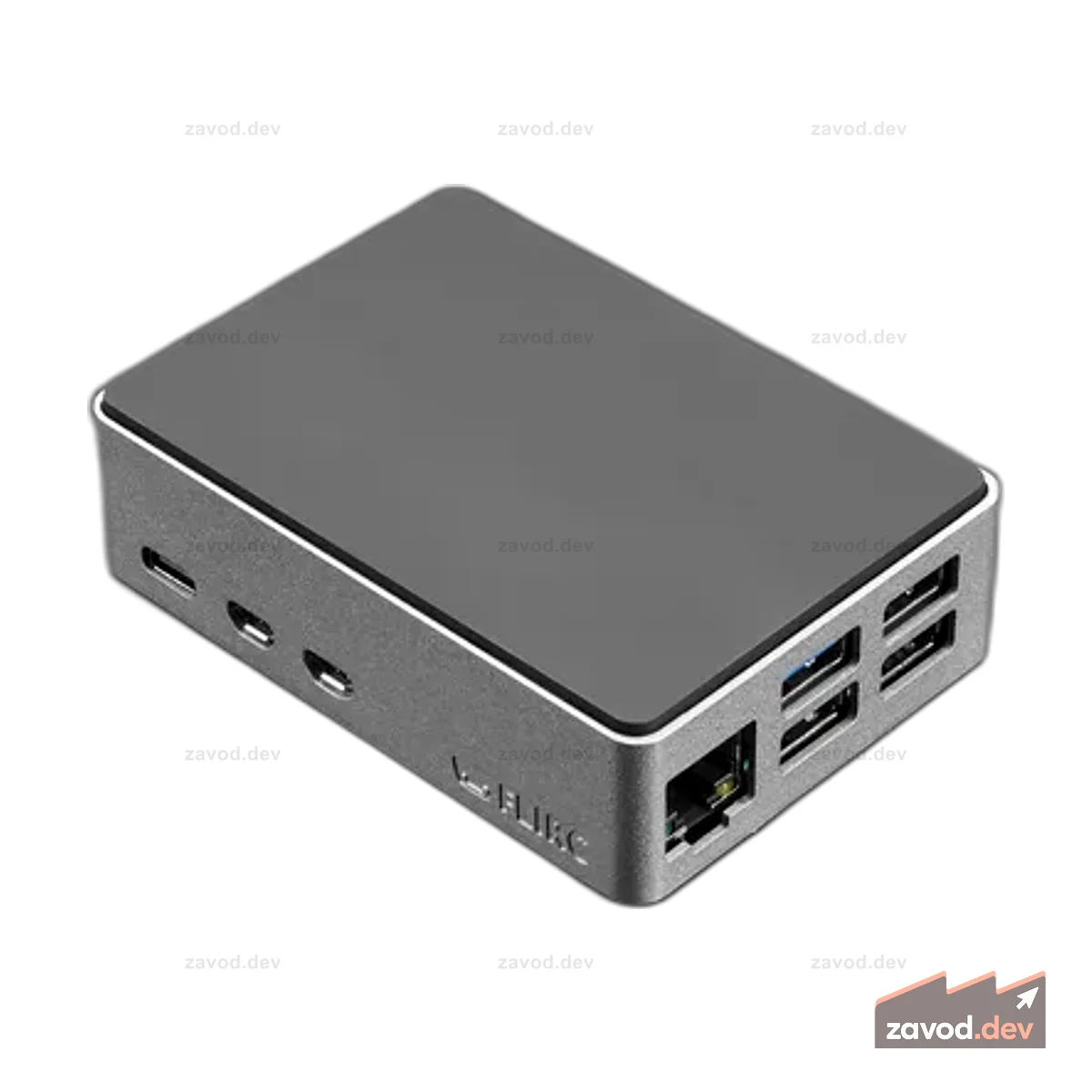 Алюминиевый корпус Flirc для Raspberry Pi 5
