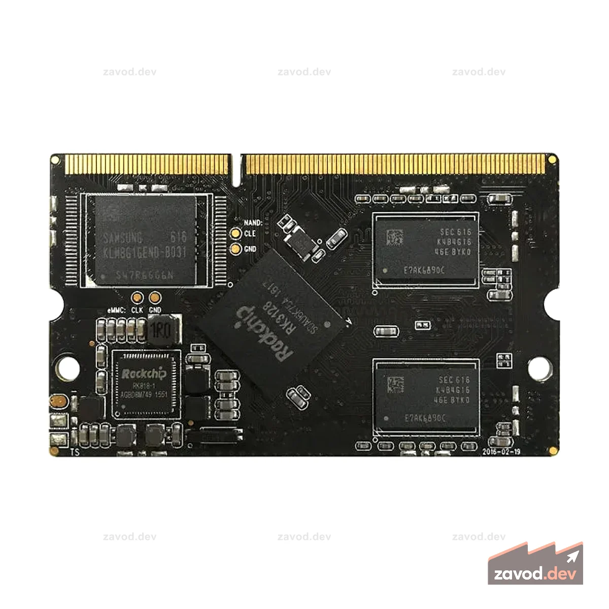 Четырехъядерная система Core-3128J на модуле