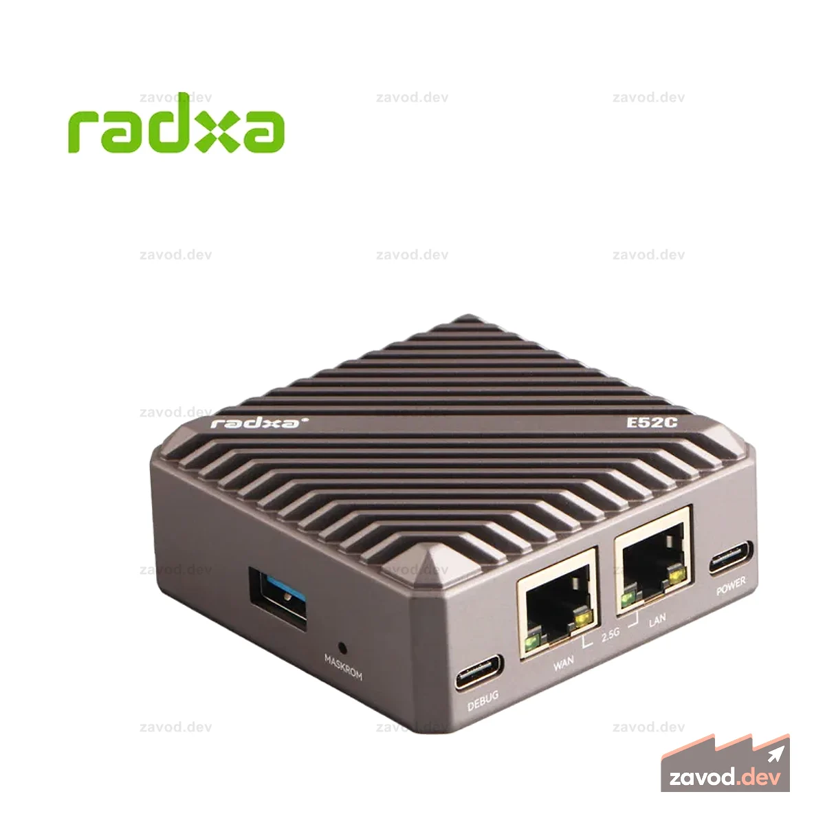 Radxa E52C — двойной маршрутизатор Ethernet 2,5G, RK3582 Dual A76 + Quad A55, 5Tops NPU