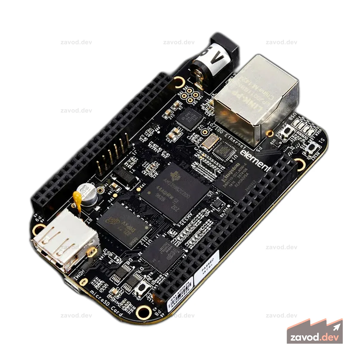 BeagleBone Black Rev C — 4 ГБ — предустановленный Debian