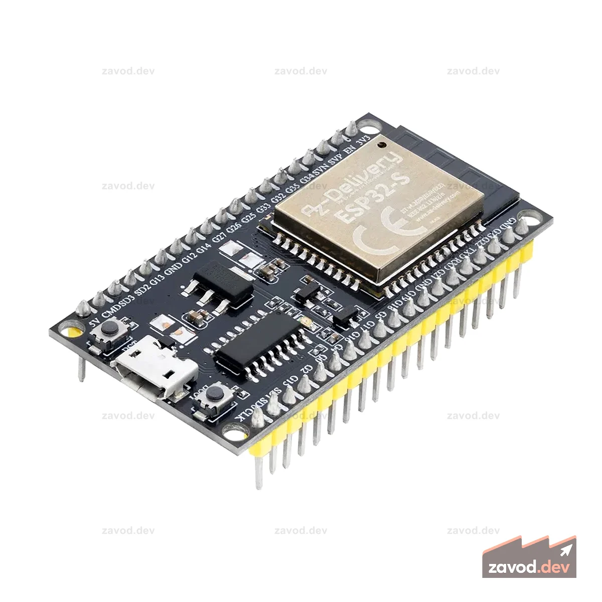 ESP32S NodeMCU модуль WLAN WiFi Dev Kit C макетная плата с CH340 (Nachfolgermodell zum ESP8266), совместимая с Arduino