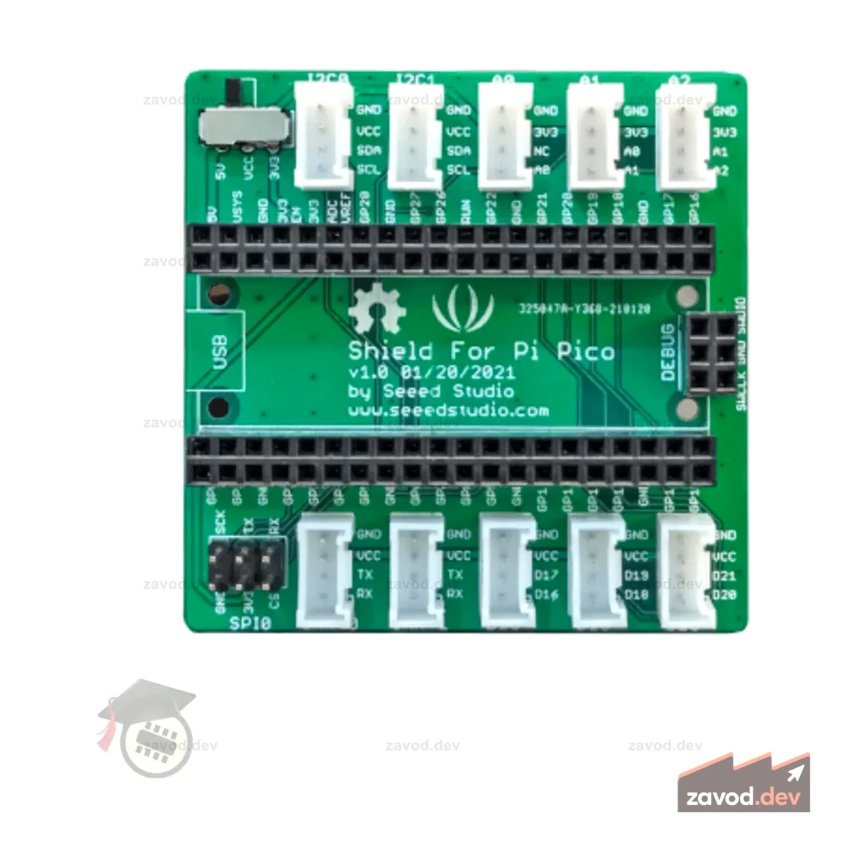 Grove Shield для Pi Pico v1.0