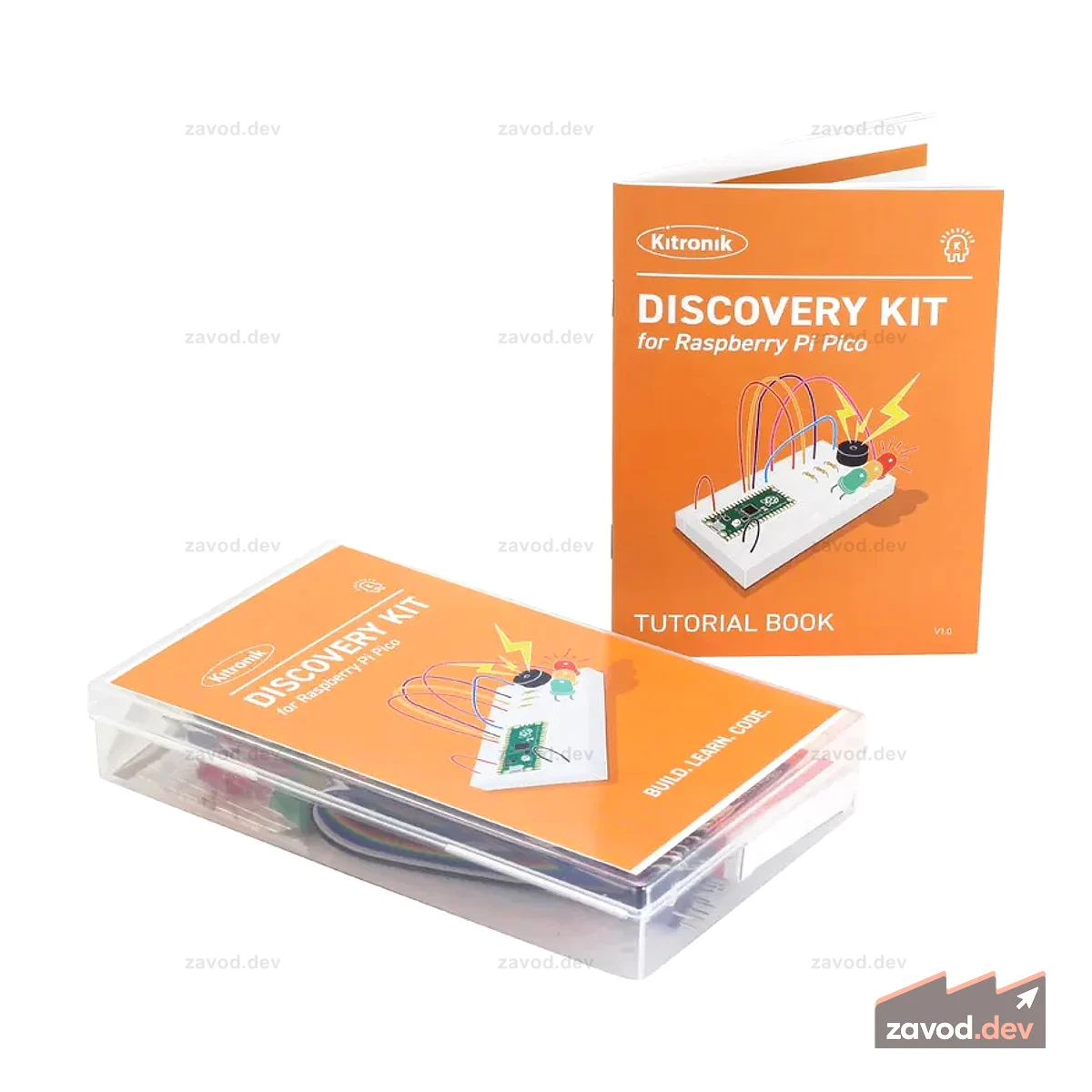 Комплект Kitronik Discovery для Raspberry Pi Pico (Pico в комплект не входит)