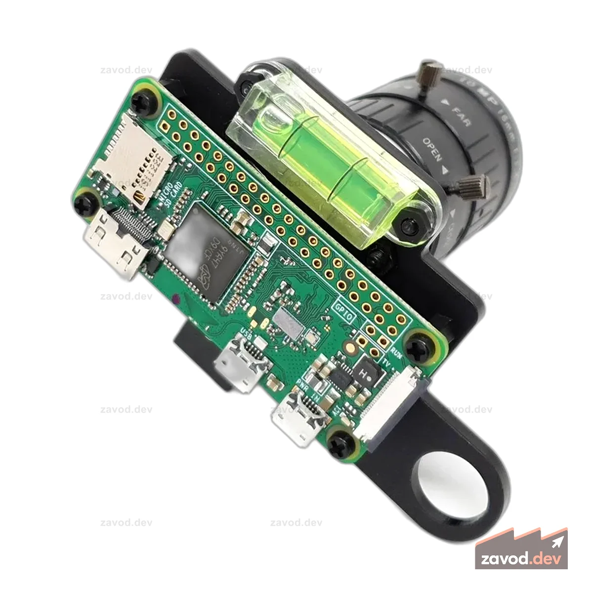 Монтажная пластина для высококачественной камеры Pi Zero