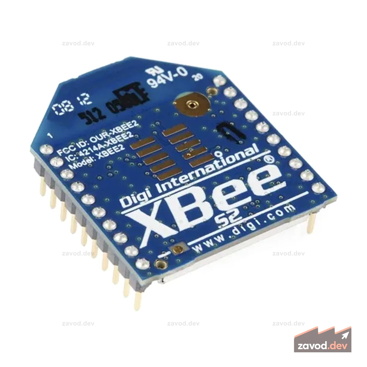 Антенна XBee 2 мВт для печатной платы — серия 2 (сетка ZigBee)