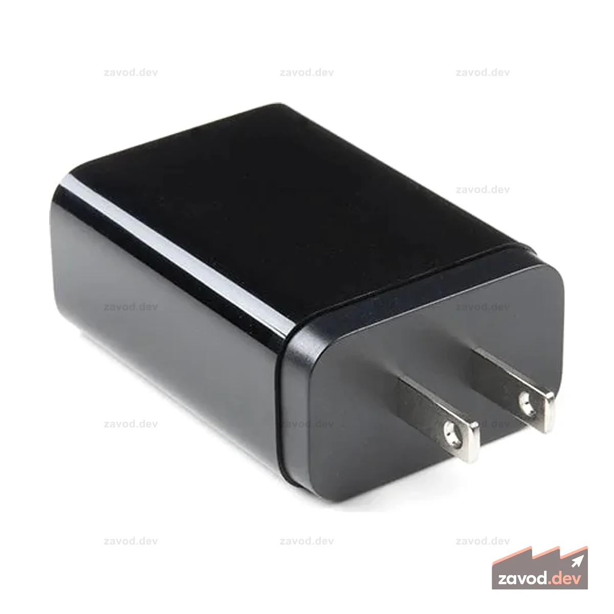 Настенный адаптер USB-C — 5,1 В, 3 А (черный)