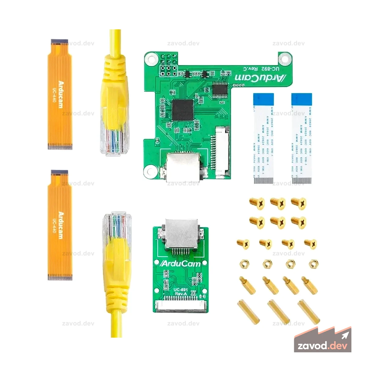 Комплект удлинителя сетевого кабеля Arducam для камеры Raspberry Pi