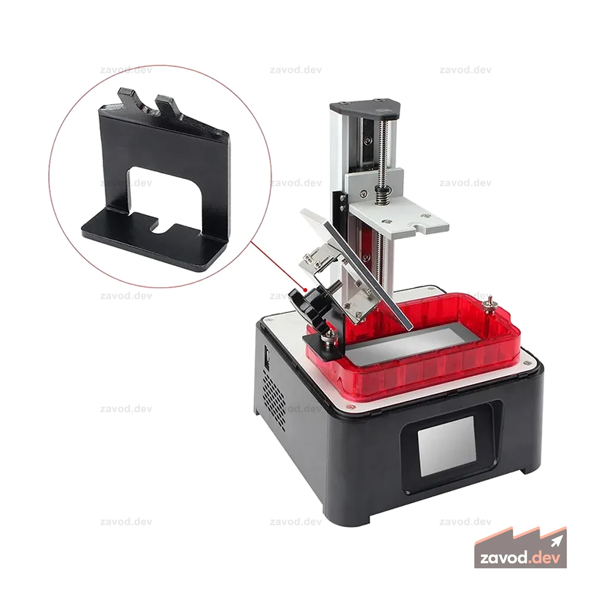 FYSETC Цельнометаллическая подставка для капель из смолы для Phrozen Sonic Mini Большинство других 5,5-дюймовых/6-дюймовых ЖК-дисплеев с УФ-фотоотверждением из смолы 3D-принтеров
