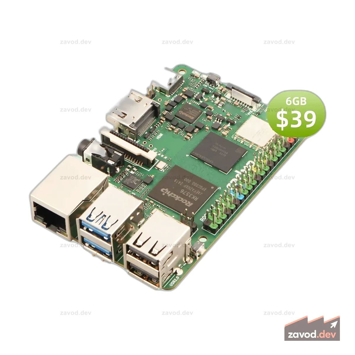 Radxa ROCK 4D — высокопроизводительный SBC для Edge AI и мультимедиа 4K