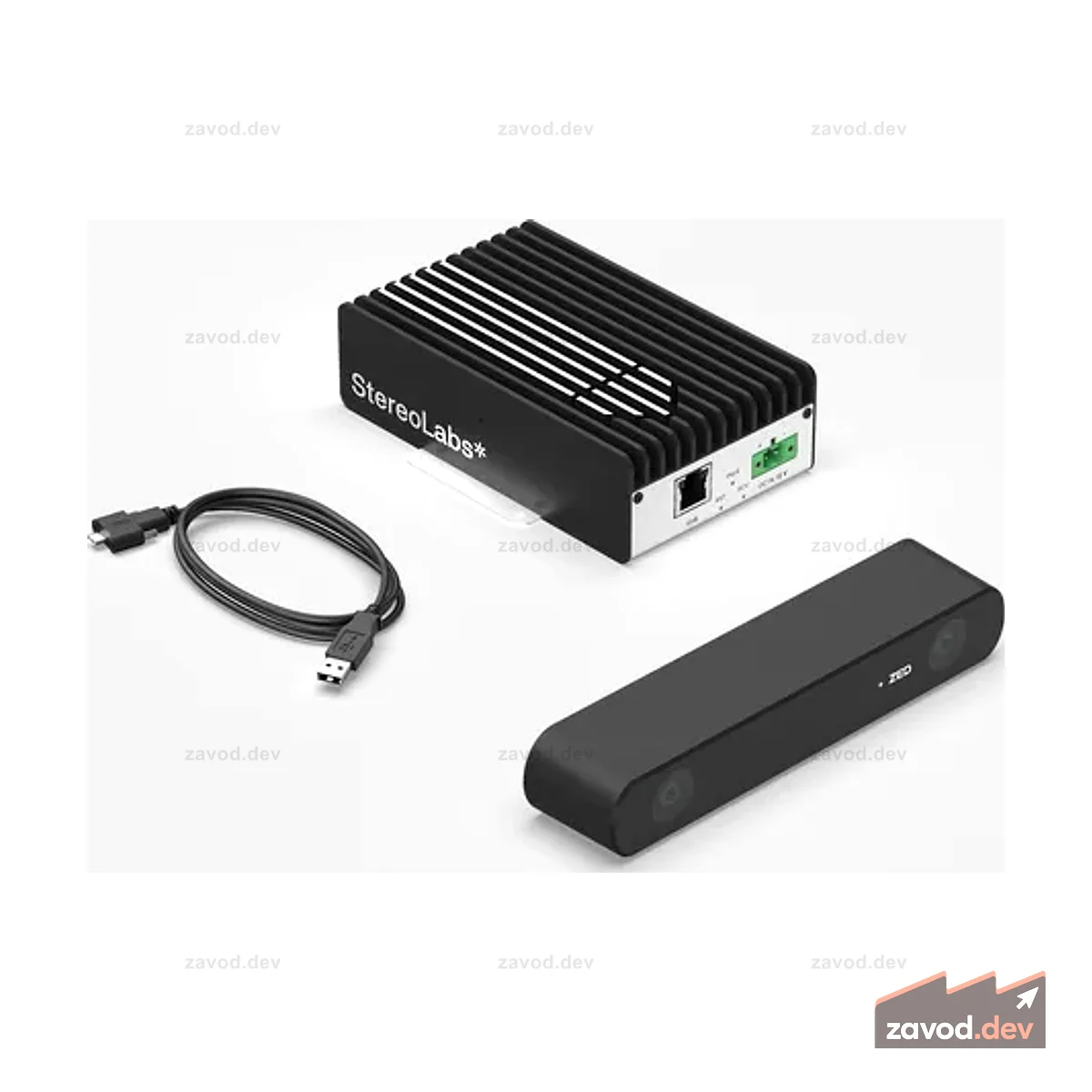 Один стерео USB-комплект