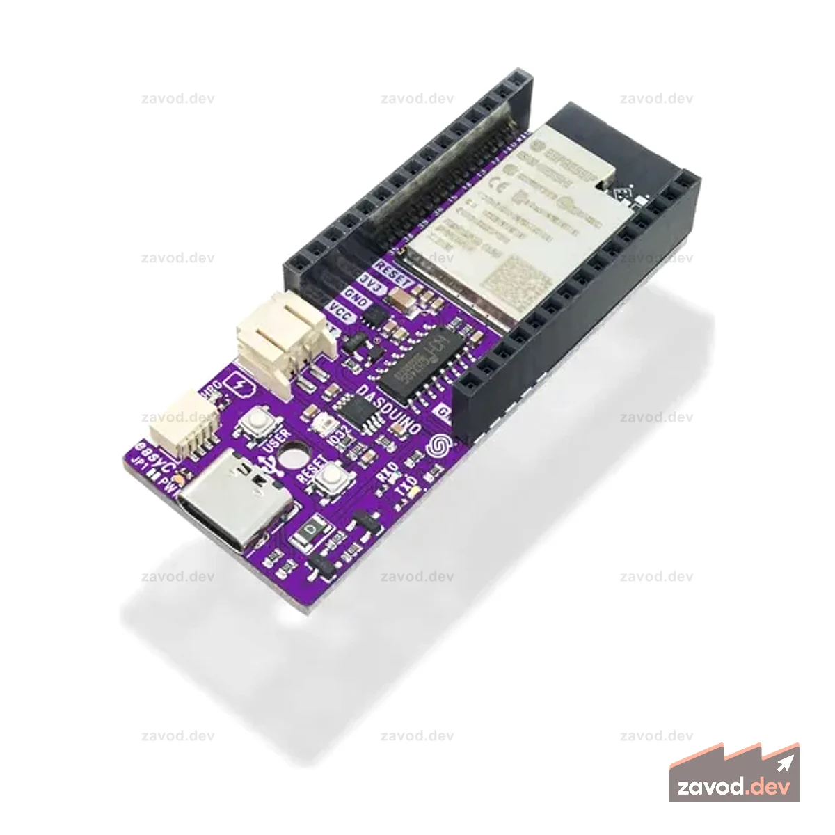 Dasduino Connectplus с гнездовыми разъемами (ESP32)