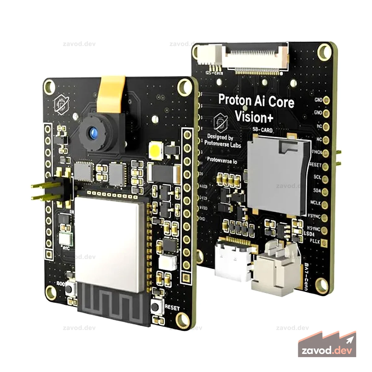 Proton AI Core Vision — ESP32-S3 Edge AI и плата Vision