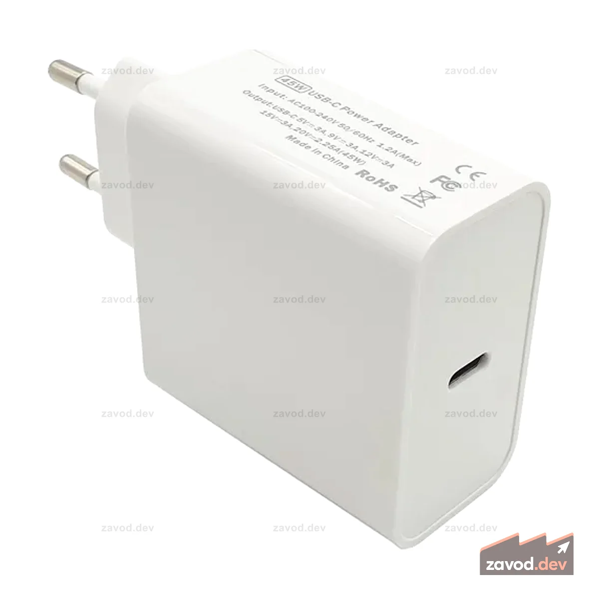 Блок питания PD 45 Вт с разъемом USB-C