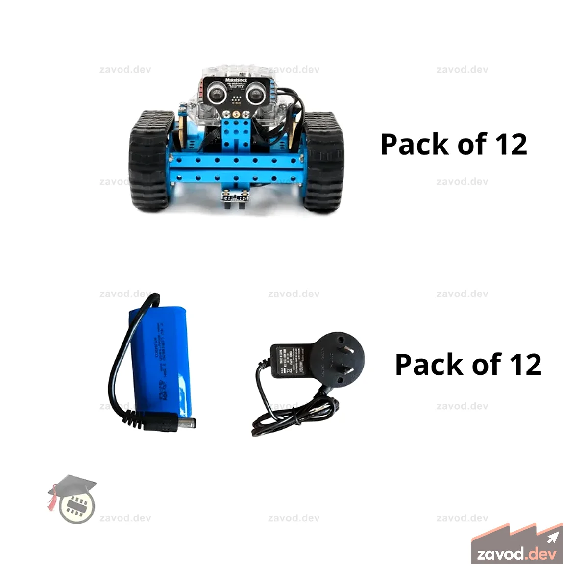 Makeblock mBot Ranger - 12 шт Классный набор с аккумуляторами