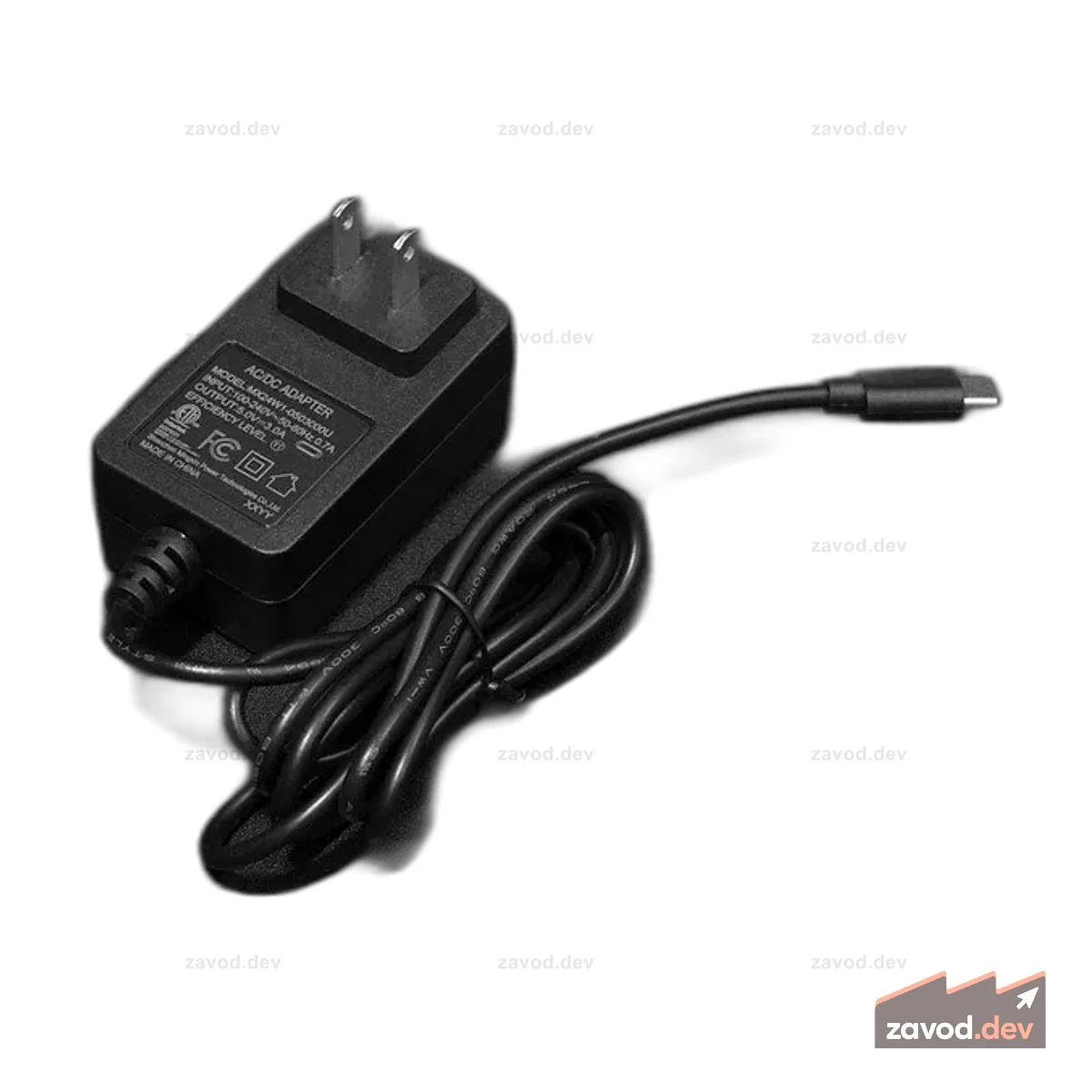 Источник питания USB 5 В при 3 А (стандарт США)