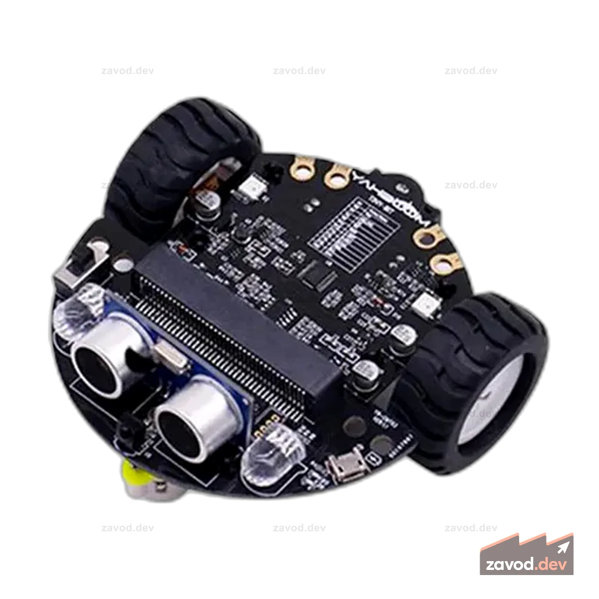 Умный робот-автомобиль Yahboom Tiny:bit, совместимый с платой Micro:bit V2/1.5