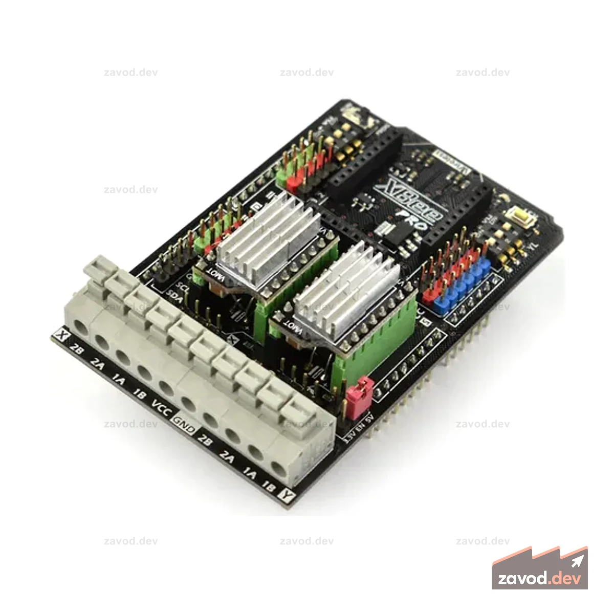 Gravity: двойной биполярный экран шагового двигателя для Arduino (DRV8825)