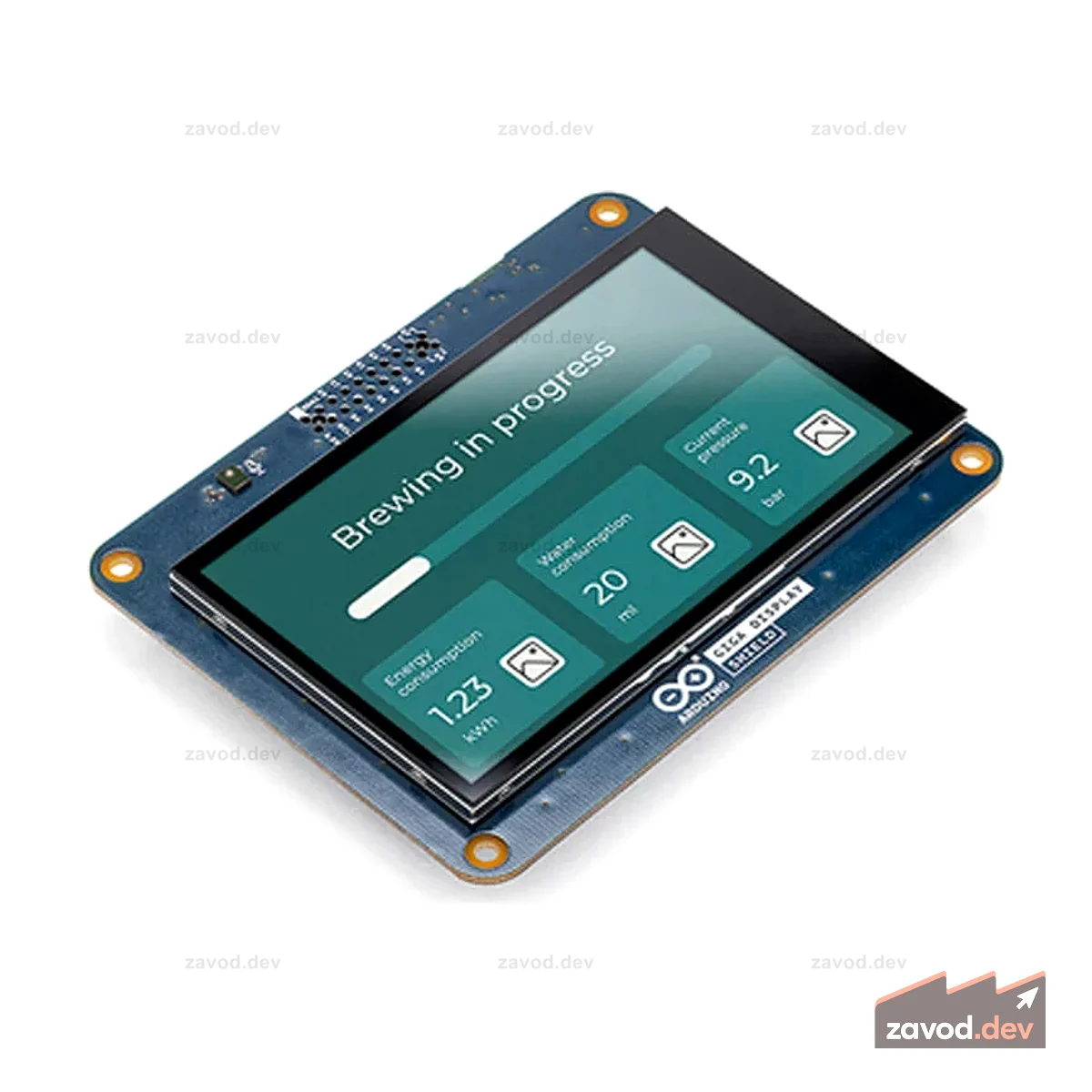 Экран дисплея Arduino GIGA