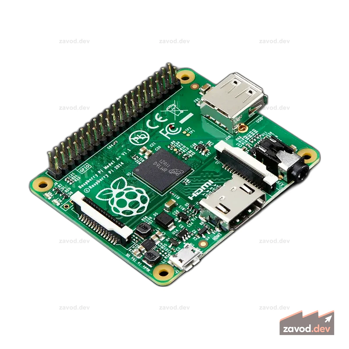 Raspberry Pi Модель A + 256 МБ ОЗУ