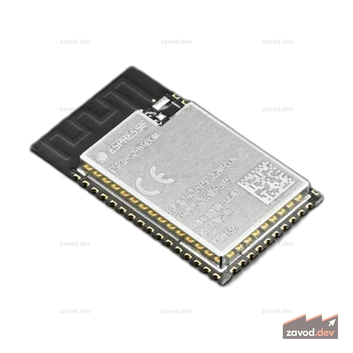 Модуль ESP32-S2 WROOM с антенной на печатной плате — флэш-память 4 МБ и без PSRAM — флэш-память 4 МБ