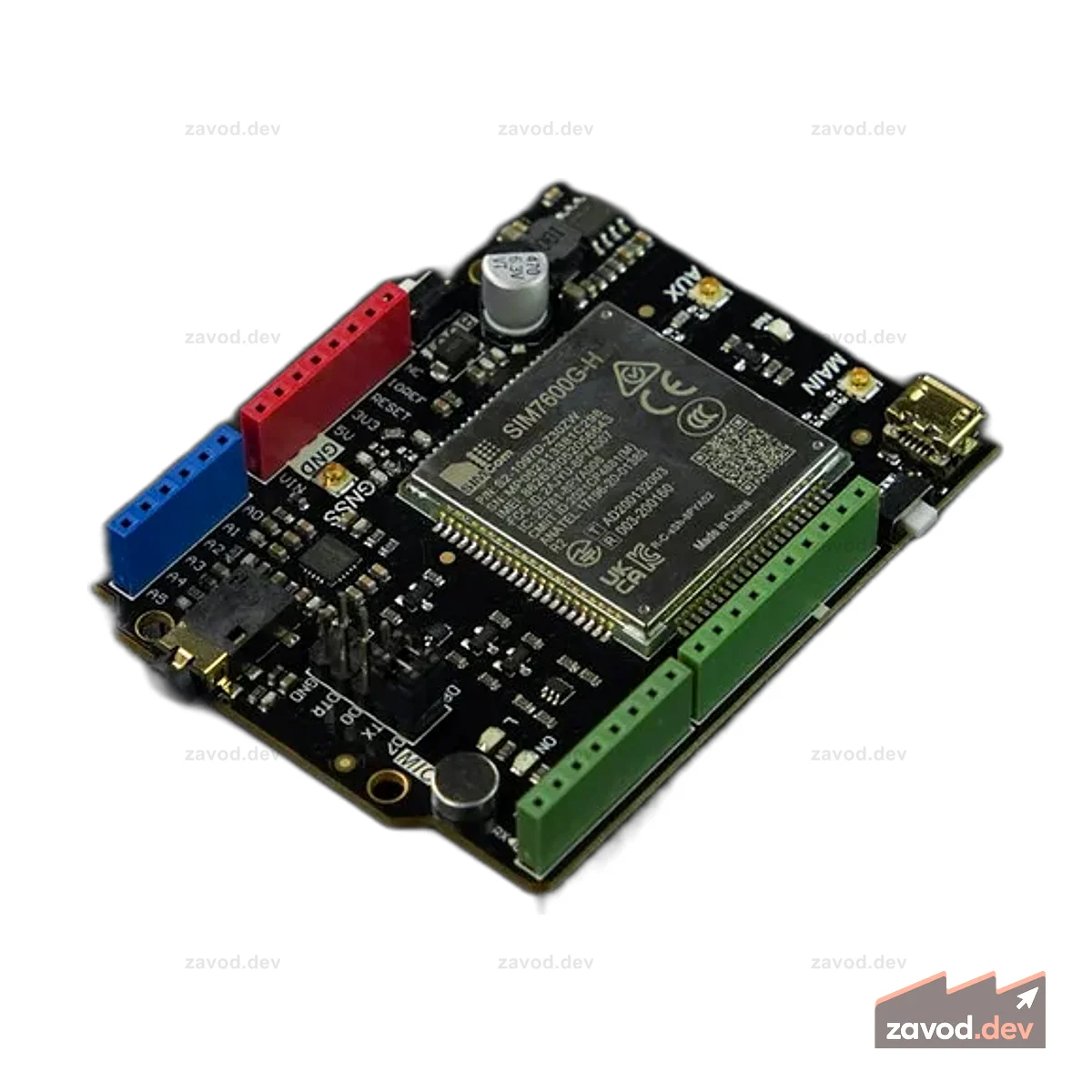 SIM7600G-H CAT4 4G (LTE) Шилд для Arduino