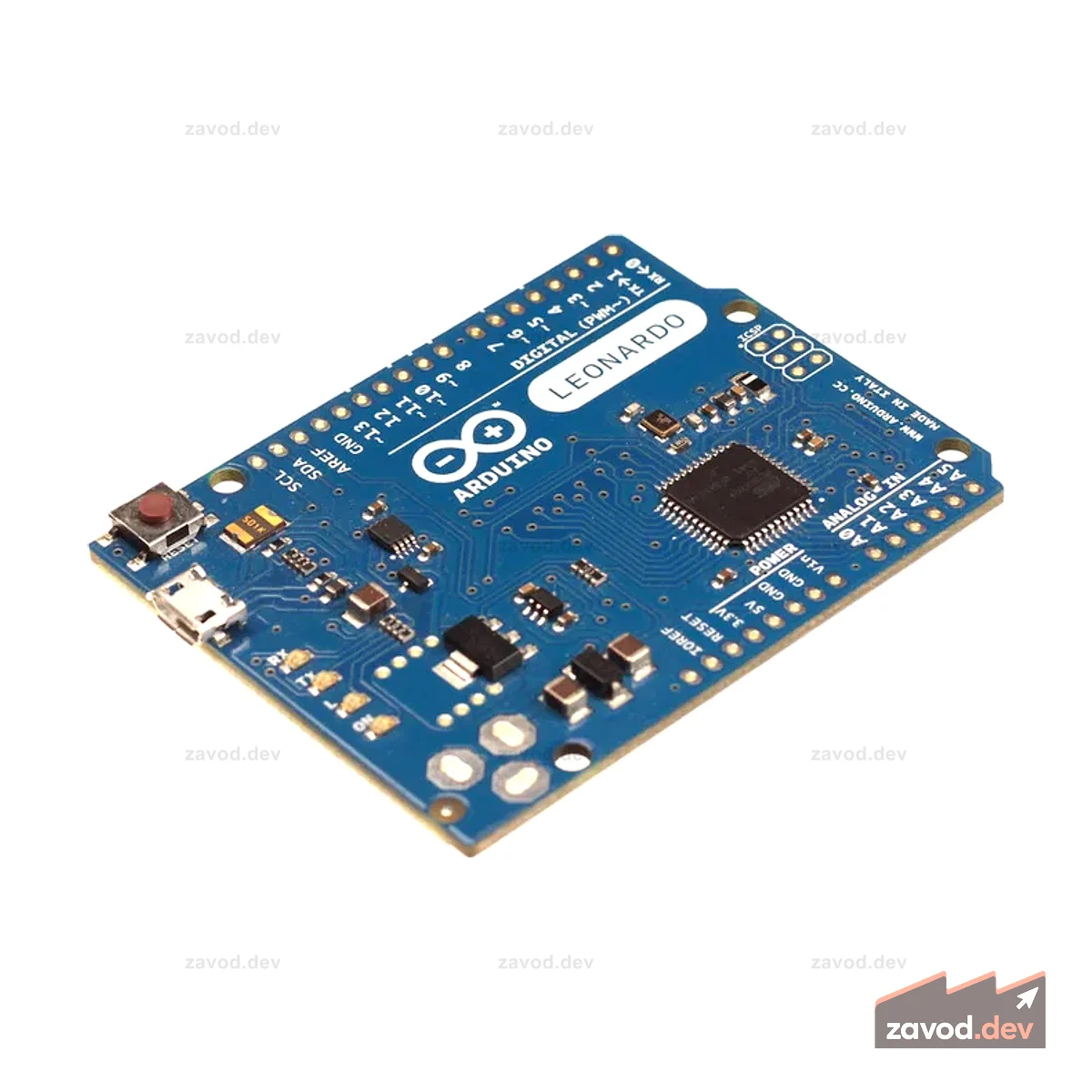 Arduino Leonardo - Без разъемов