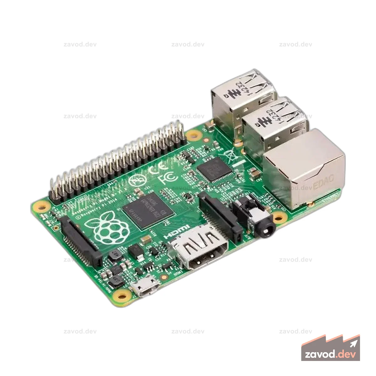 Официальная модель Raspberry Pi 1 B+