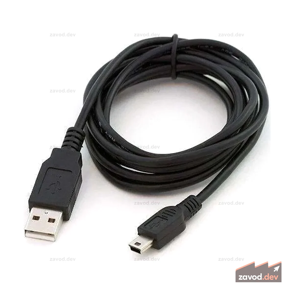 Кабель USB A — mini B