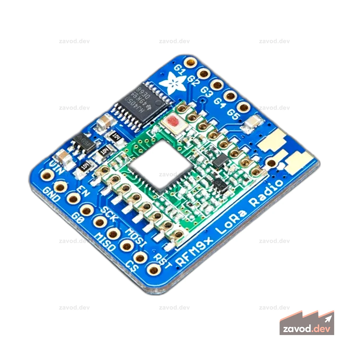 Adafruit RFM95W LoRa Радиоприемопередатчик - 433 МГц