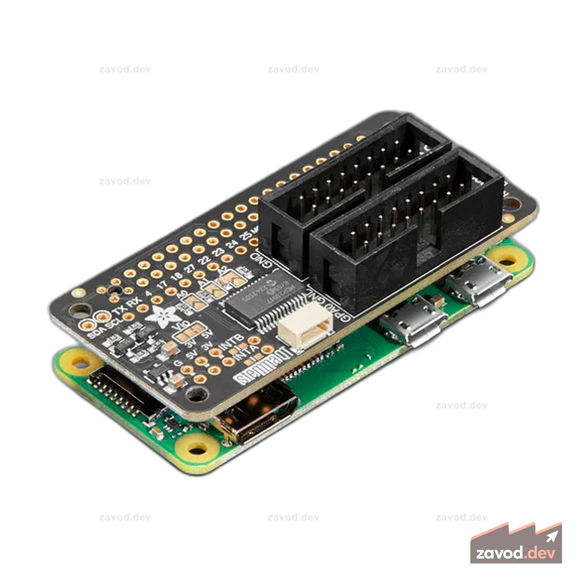 Крышка расширения Adafruit GPIO — 16 дополнительных входов/выходов через I2C STEMMA QT/Qwiic