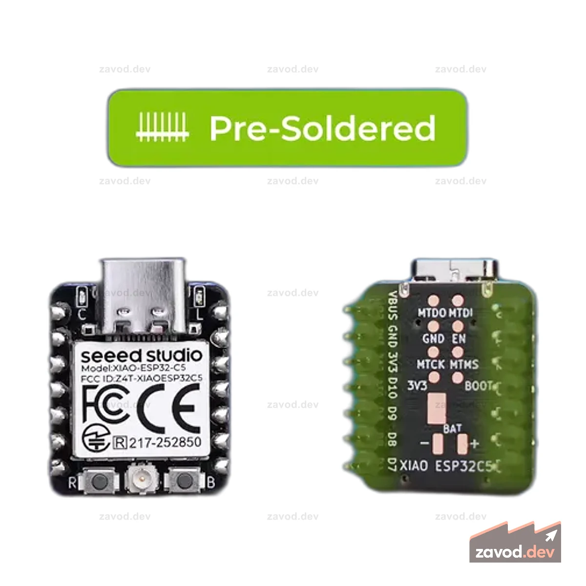 Seeed Studio XIAO ESP32-C5 (предварительно припаянный)