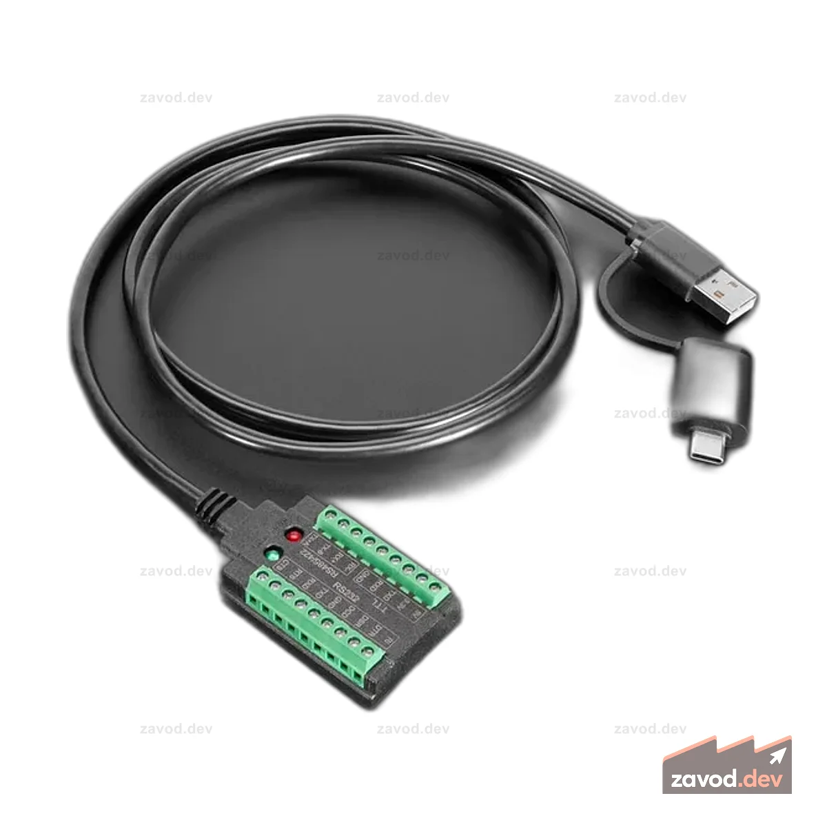 Многопротокольный последовательный кабель USB-RS-232/TTL UART/RS-485