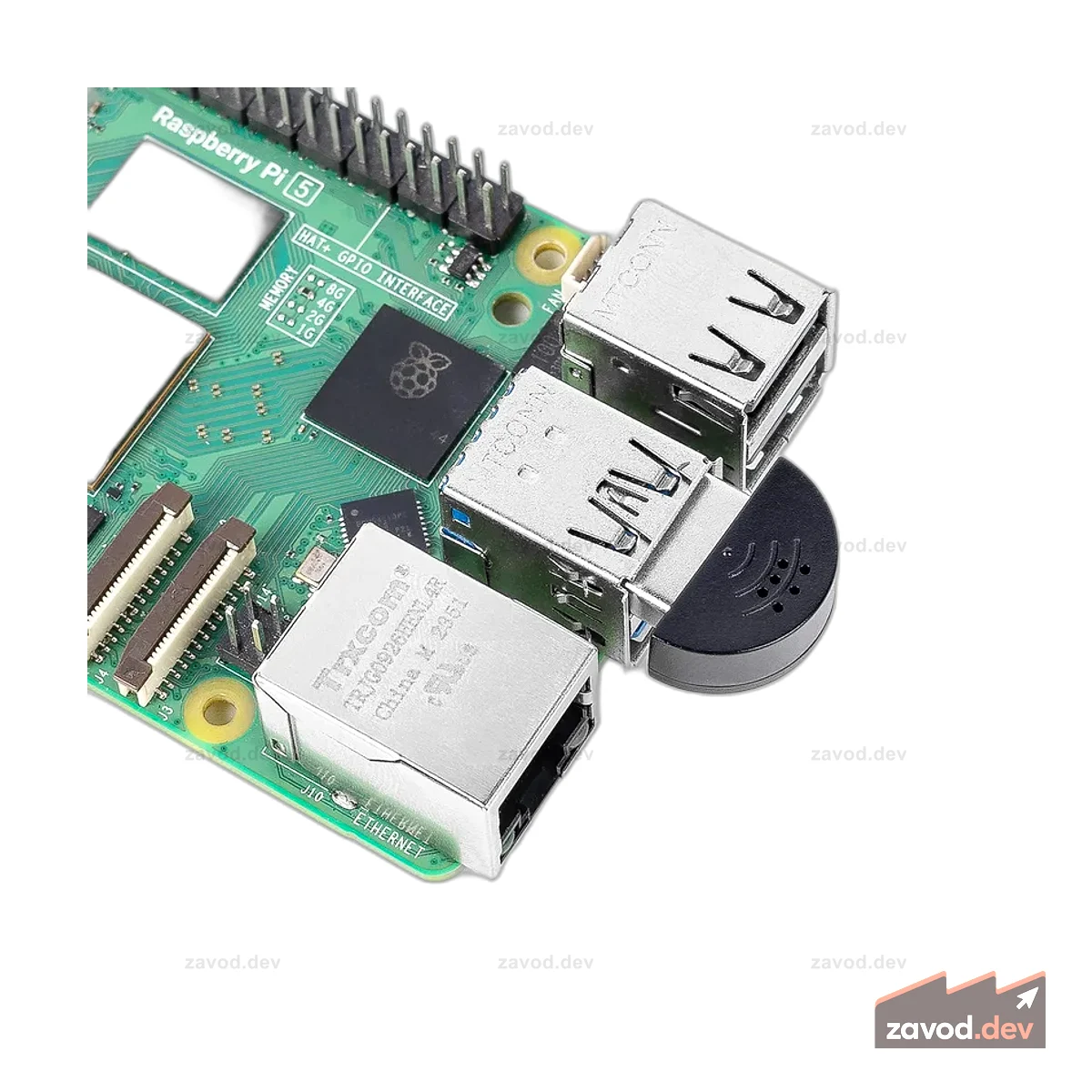 Мини-микрофон SunFounder USB 2.0 для Raspberry Pi 5/4B/3B+/3B, Pironman 5/Max/Mini/Pro Max, настольных ноутбуков, AI LLM, распознавание голоса Openclaw, без драйвера