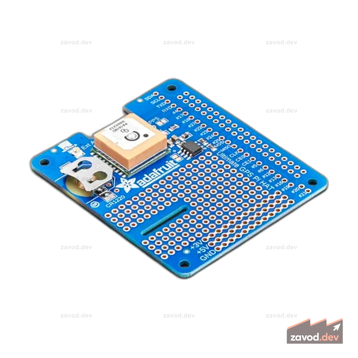 Adafruit Ultimate GPS-шляпа для Raspberry Pi A+/B+/Pi 2/3/4/Pi 5