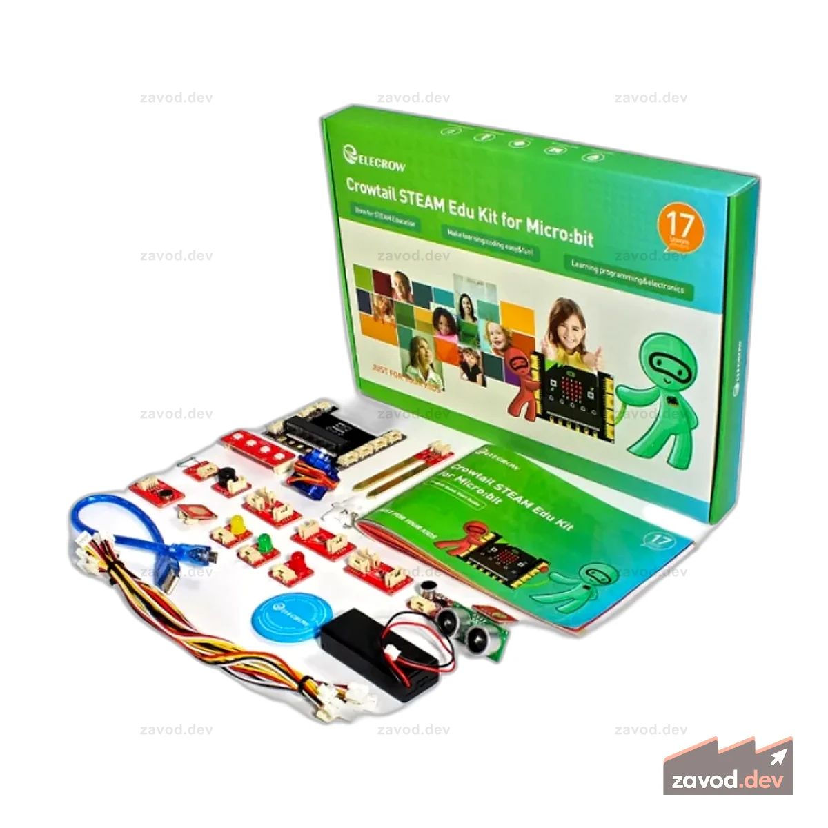 Учебный комплект ELECROW Crowtail STEAM для Micro:bit (без платы Micro:Bit)