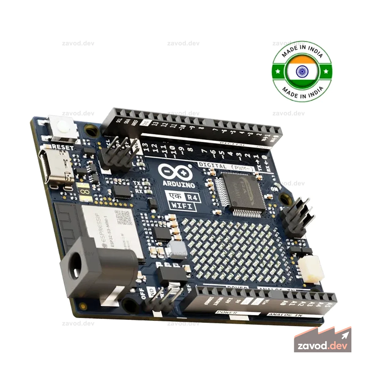 Оригинальный Arduino UNO EK (एक) R4 WiFi — сделано в Индии