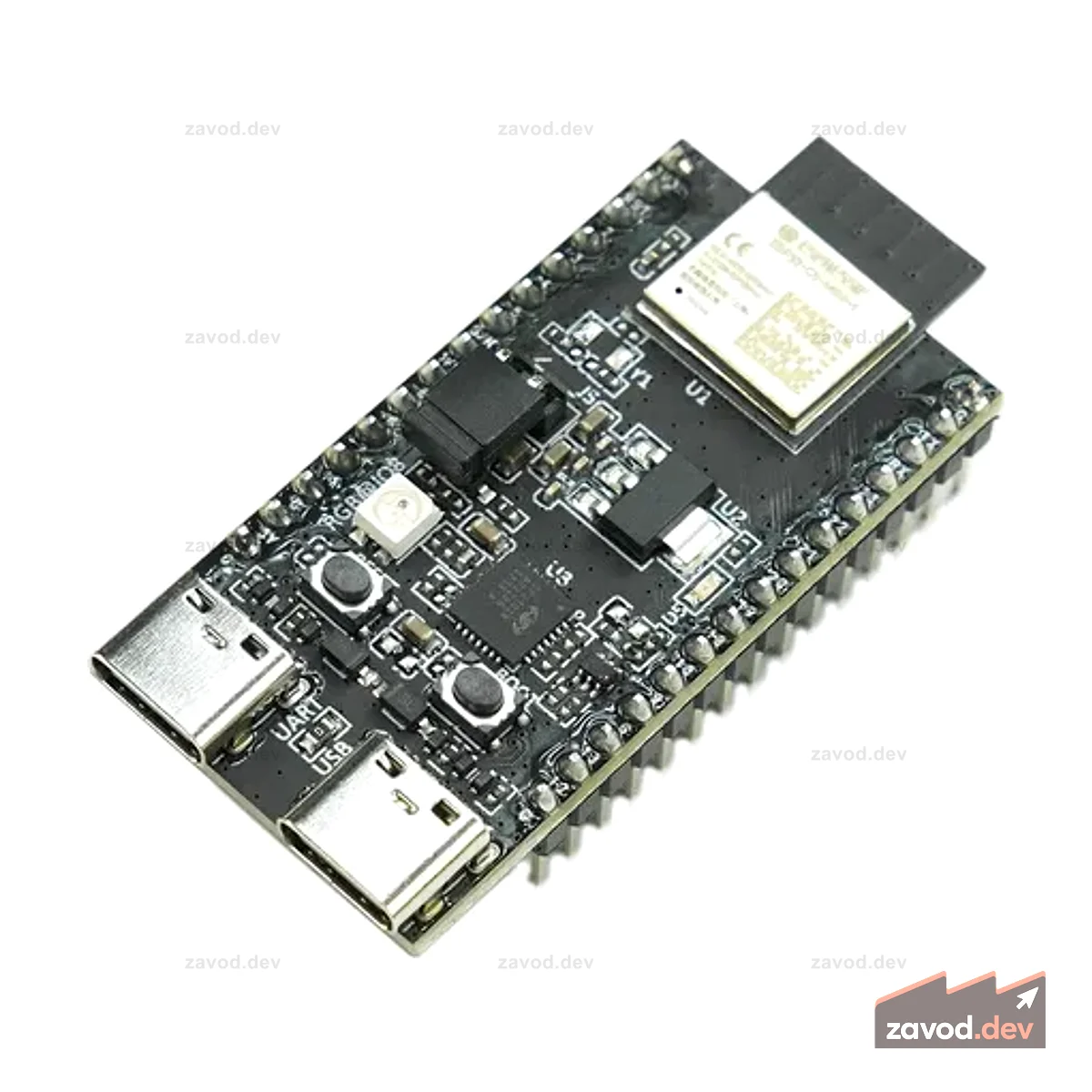 Плата разработки ESP32-C6-DevKitM-1 (4 МБ SPI Flash, Zigbee и Thread)
