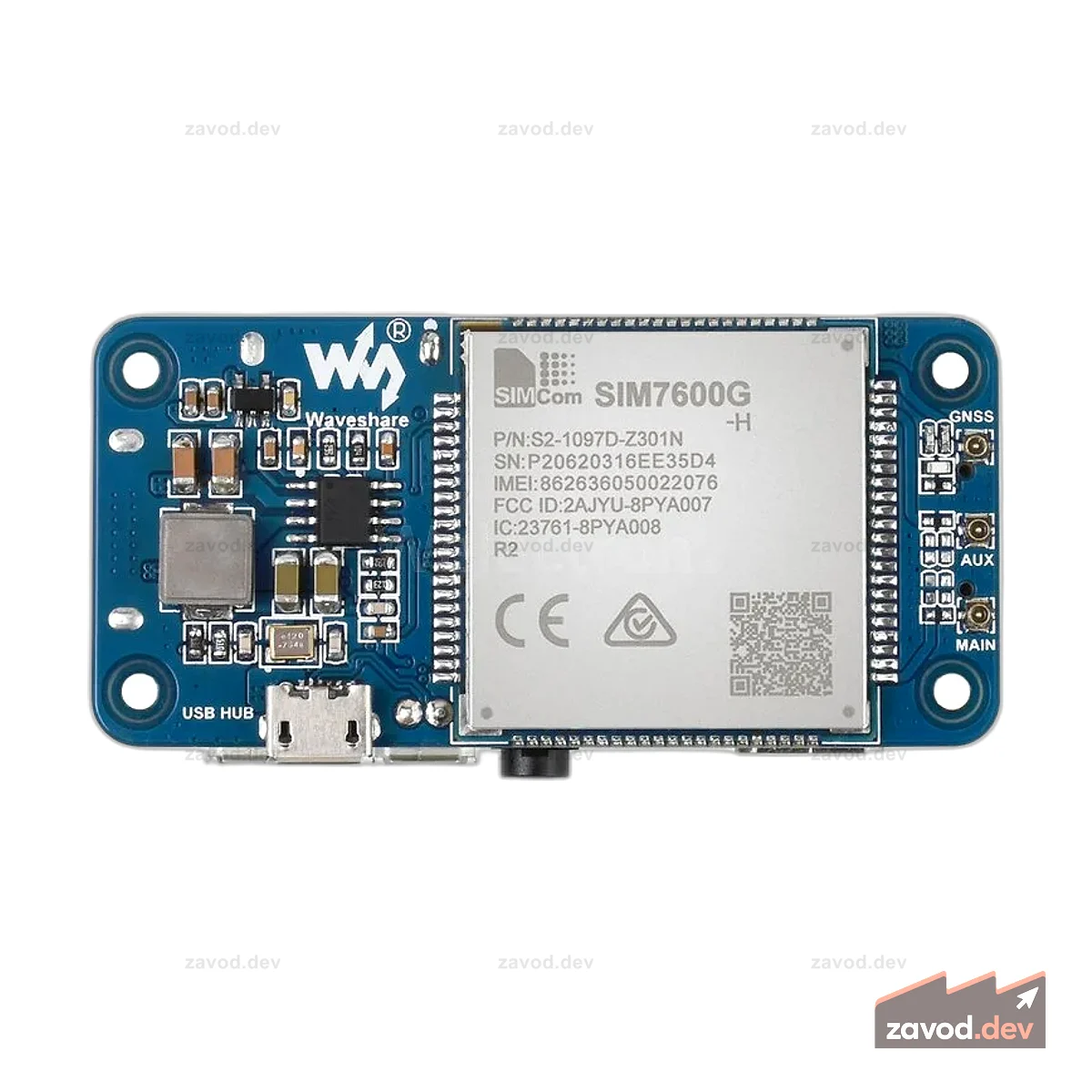 Waveshare 19485 SIM7600G-H 4G HAT (B)