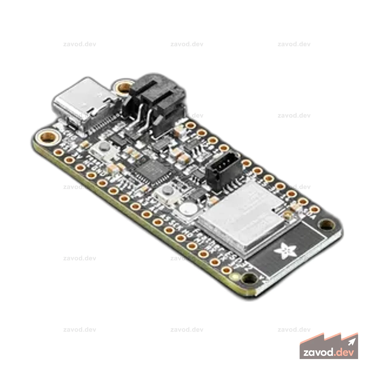 Adafruit ESP32 Feather V2 с антенной FL — флэш-память 8 МБ + PSRAM 2 МБ