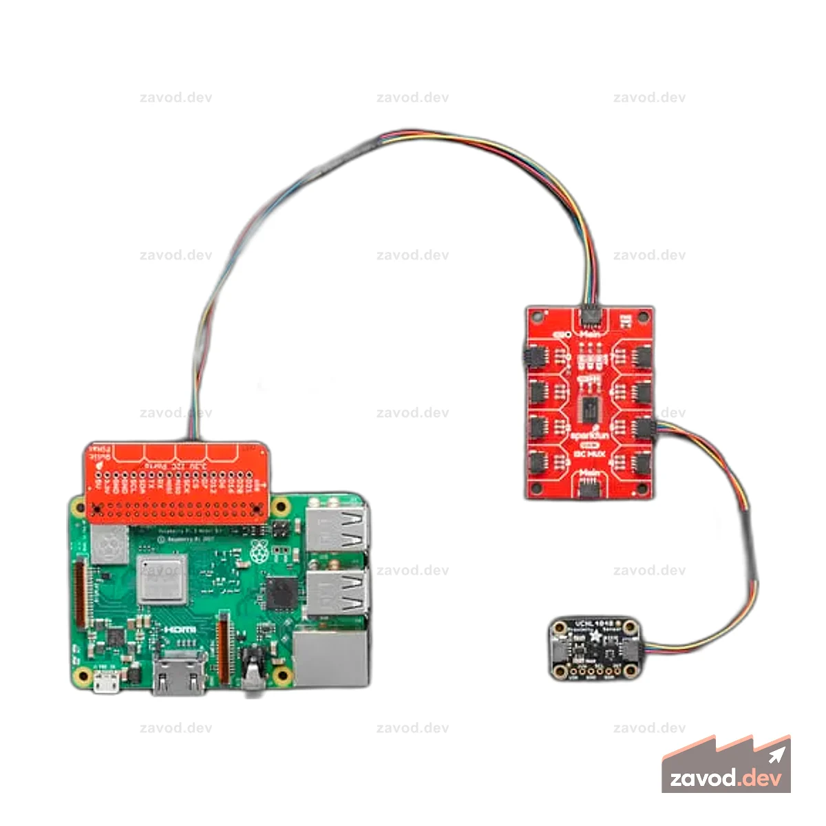 SparkFun STEMMA QT / Qwiic TCA9548A Мультиплексор - 8-канальный