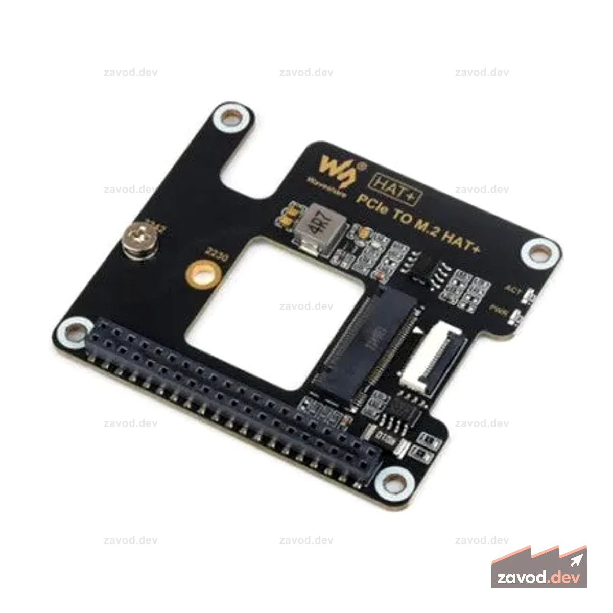WVS PCIE-M.2 HAT-RASPB PI 5