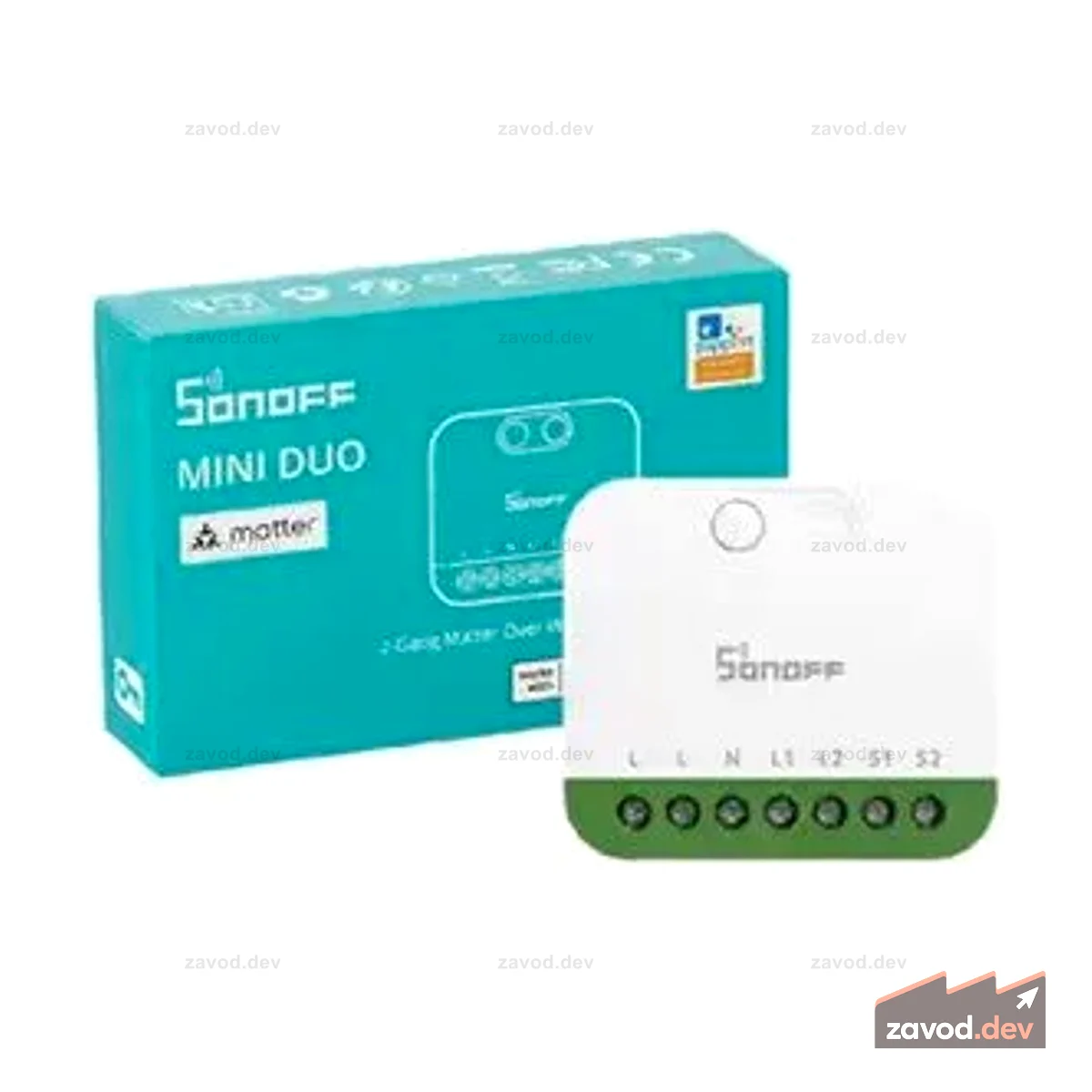 SONOFF MINI-2GS 2 GANG MATTER SW