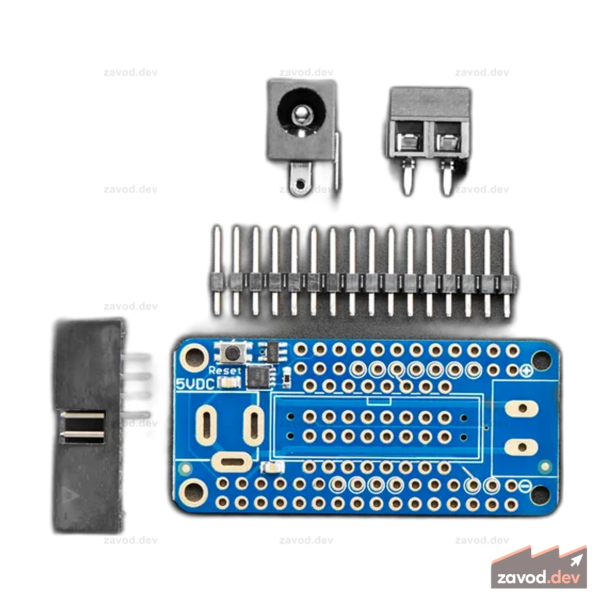 Комплект Adafruit RGB Matrix Featherwing — для перьев M0 и M4