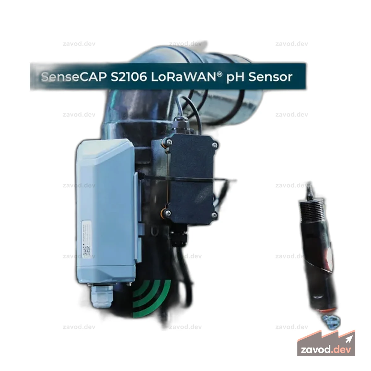 SenseCAP S2106 — Датчик pH LoRaWAN®