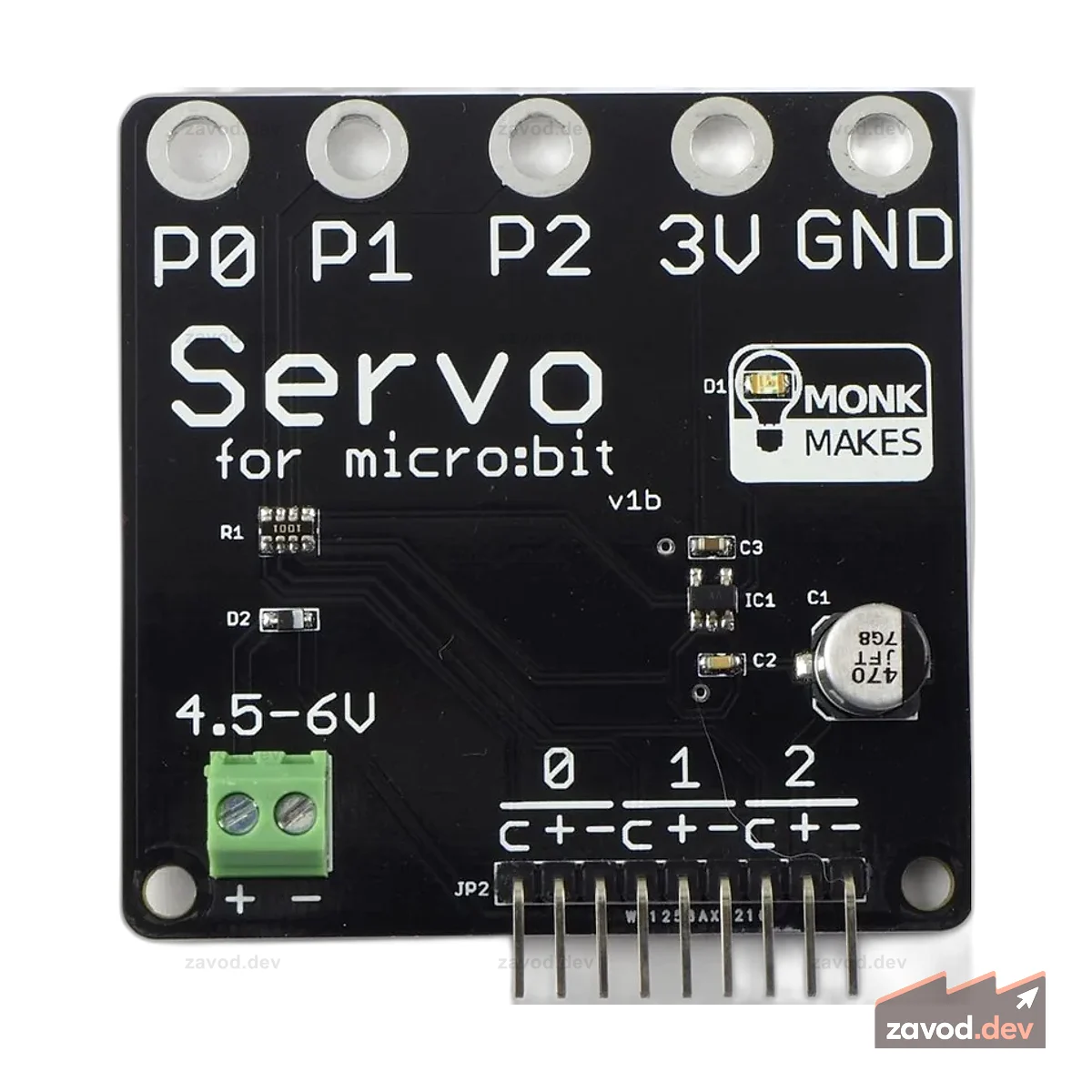 Сервопривод для Micro:bit от Monk Makes