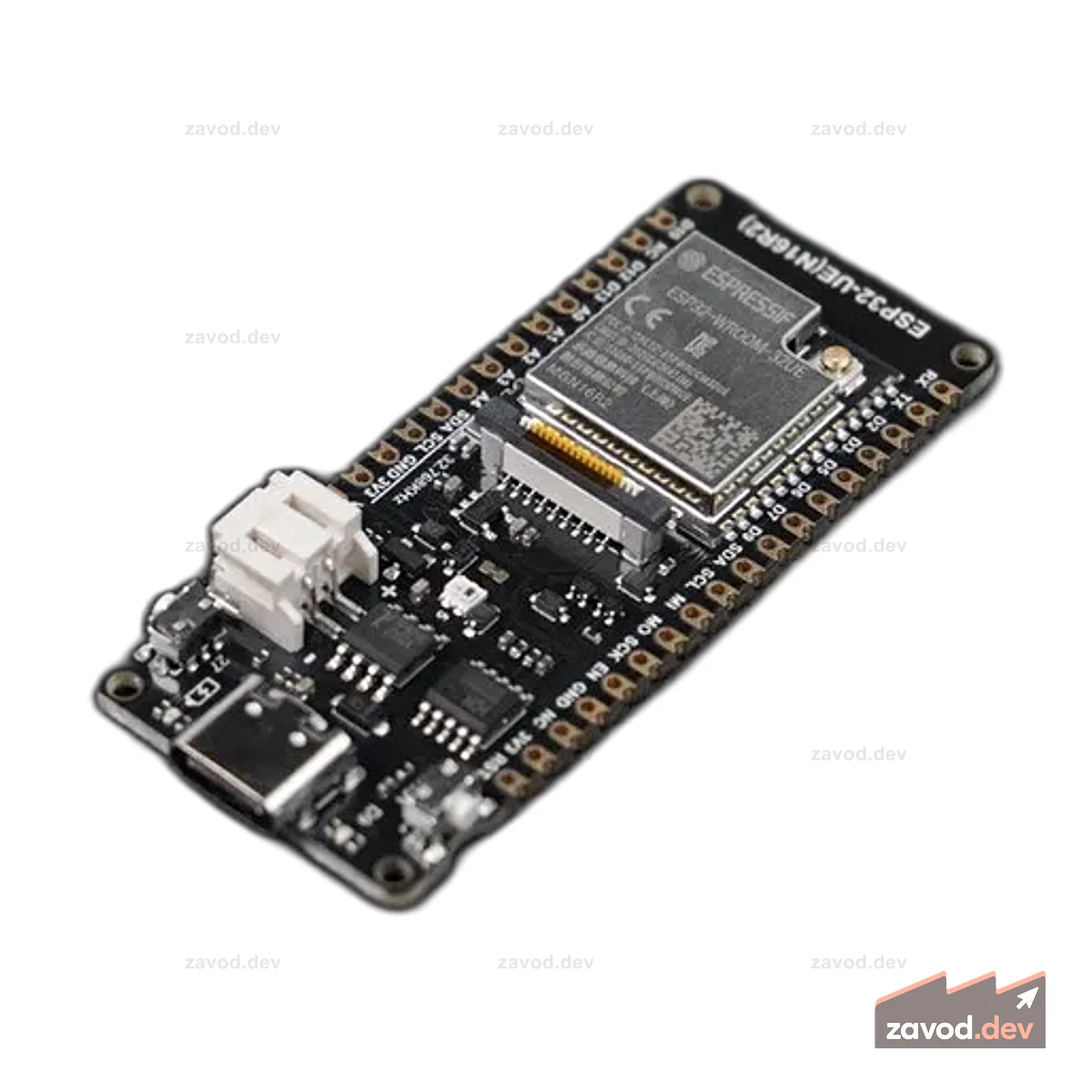 Микроконтроллер IoT FireBeetle 2 ESP32-UE (N16R2) (16 МБ фл., 2 МБ PS., поддержка внешней антенны, Wi-Fi и Bluetooth)