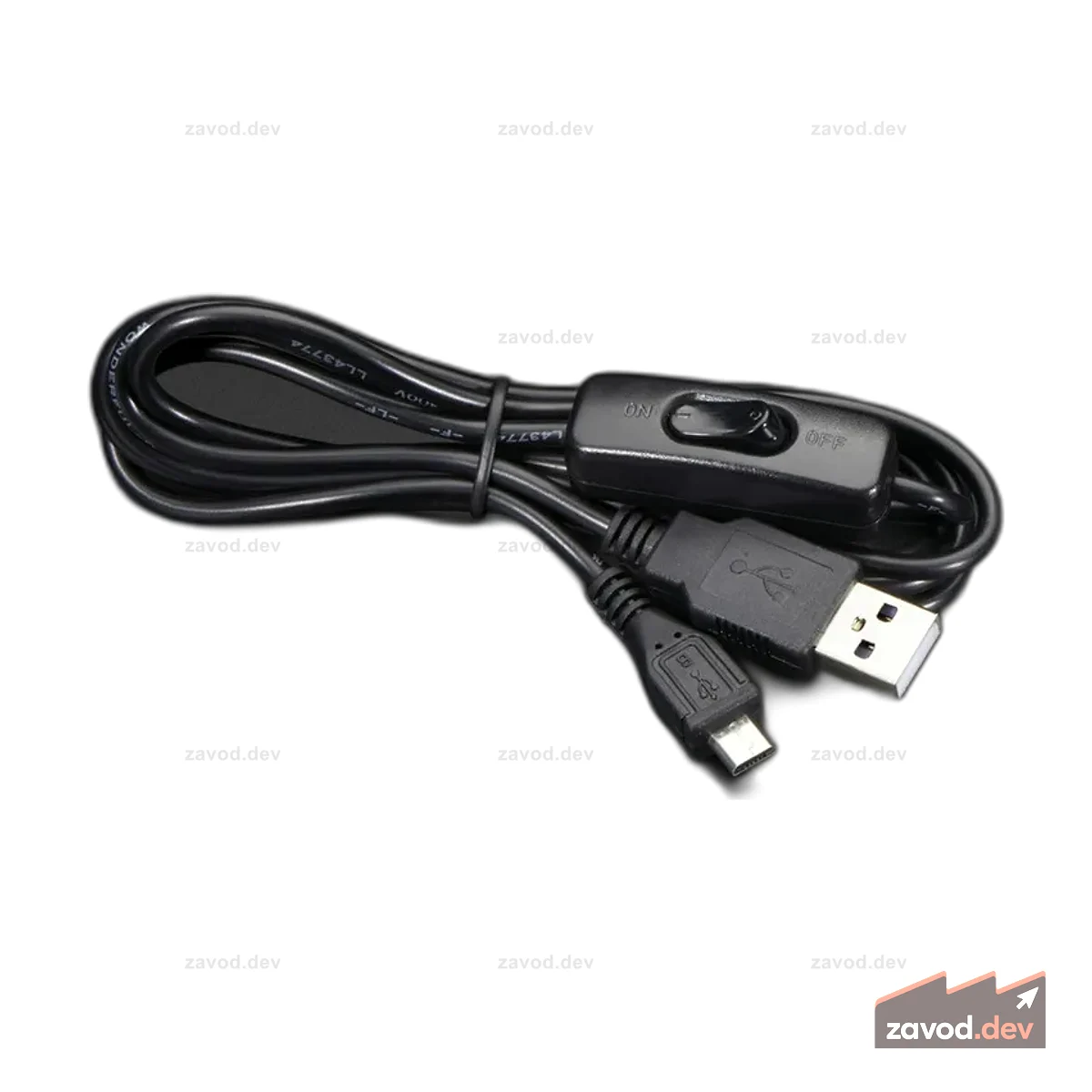 USB-кабель питания только с переключателем — A/MicroB
