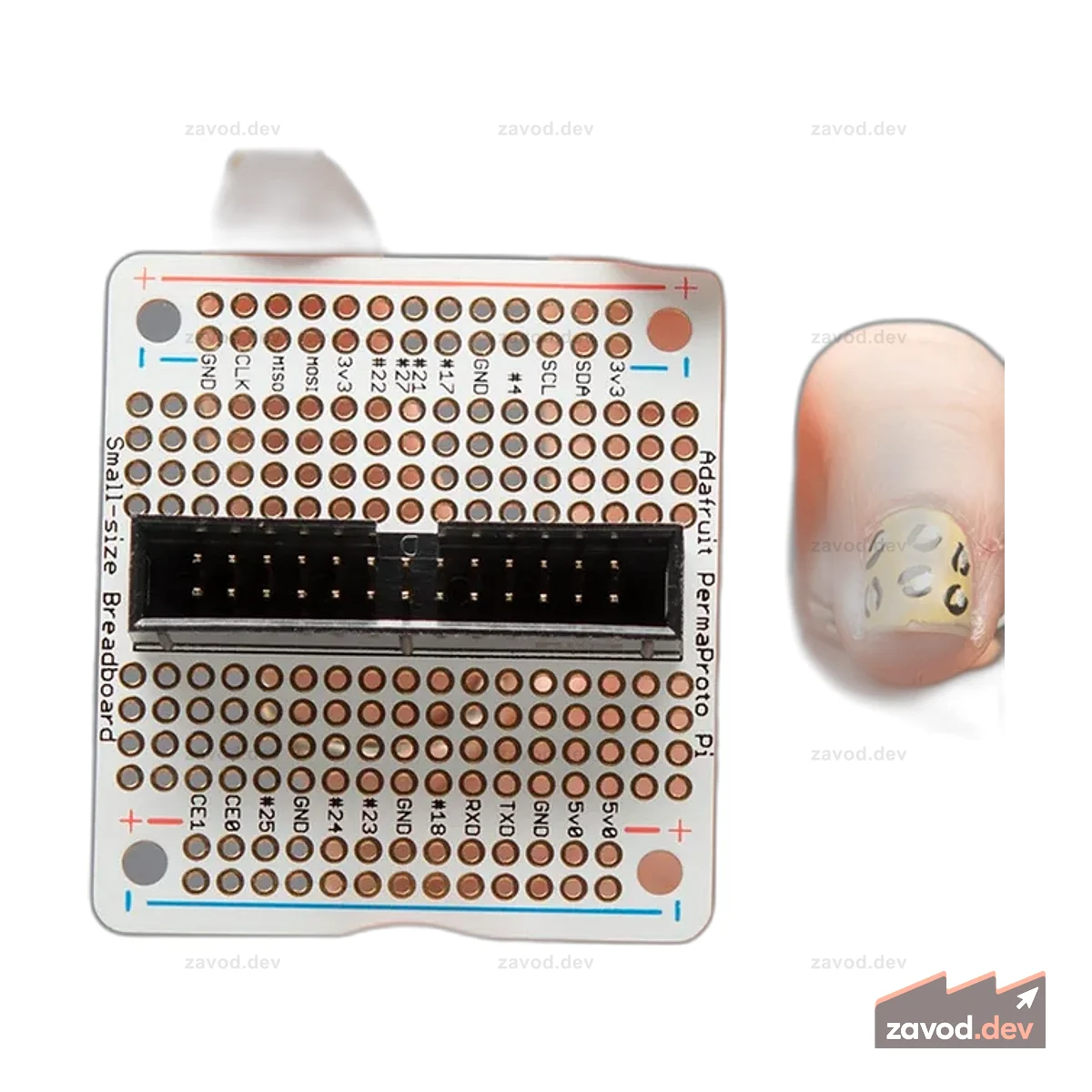 Компактный макет печатной платы Adafruit Perma-Proto Raspberry Pi