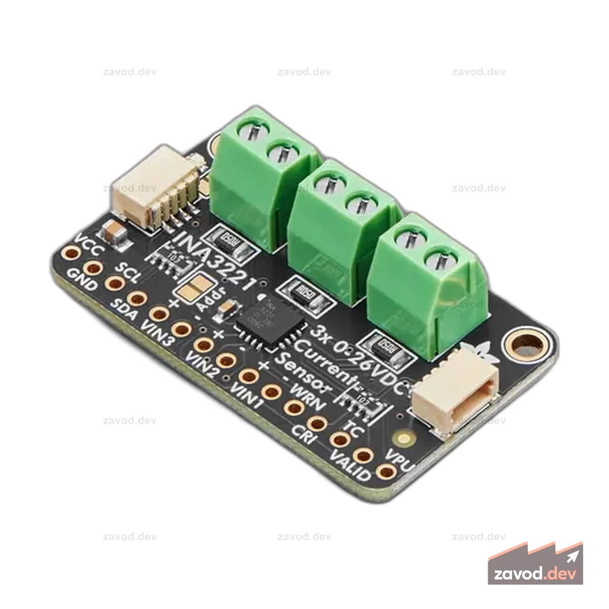 STEMMA QT/Qwiic 3ch INA3221 026V DC ±3.2A
