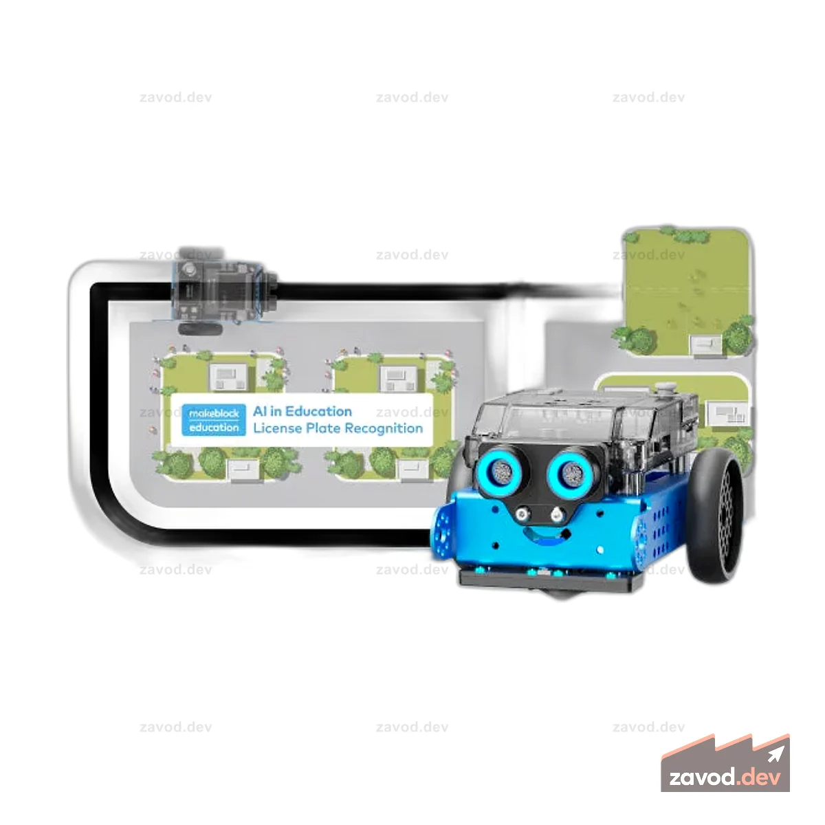 Автоматизированная парковка для mBot2